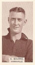 1933 Wills's Victorian Footballers (Small) #154 Edward Bourke Front